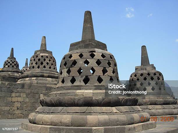 Temple2 Di Borobudur - Fotografie stock e altre immagini di Giava - Giava, Tempio di Prambanan, Architettura