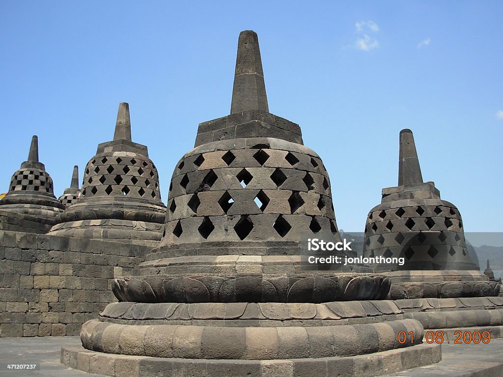 Temple2 de Borobudur - Foto de stock de Java royalty-free