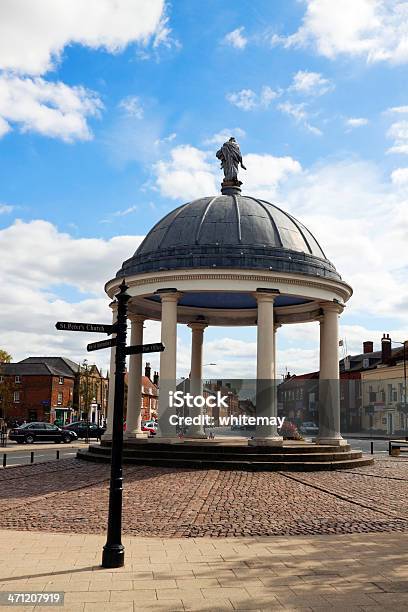 Swaffham Market Place And Buttercross Stock Photo - Download Image Now - Swaffham, 18th Century Style, Architectural Column