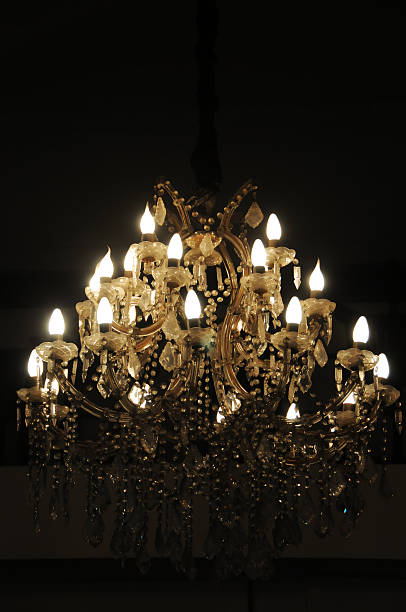 Crystal Chandelier stock photo