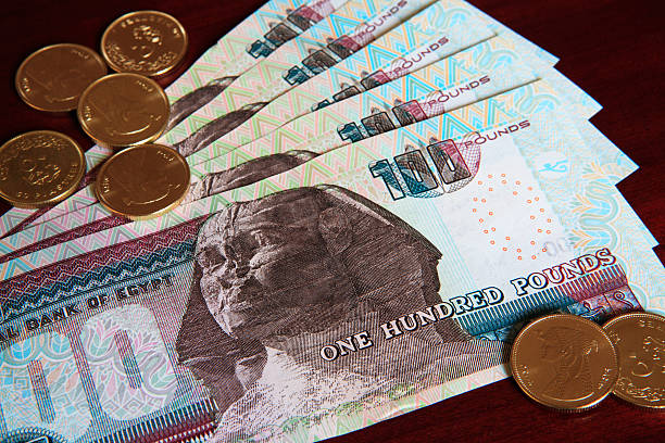Egyptian Money stock photo