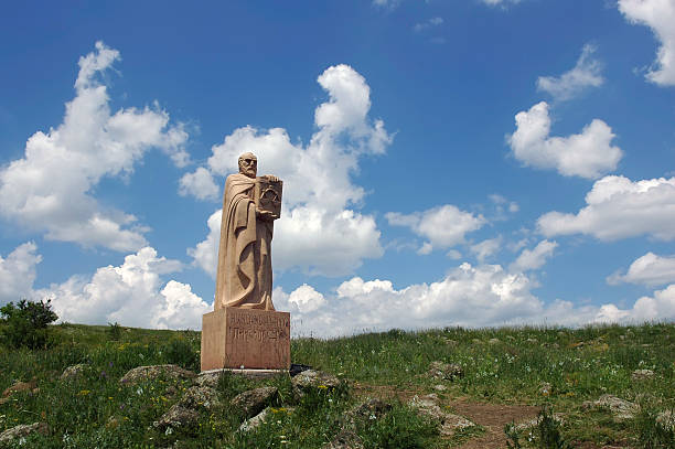 Mkhitar Gosh monument, Armenia stock photo