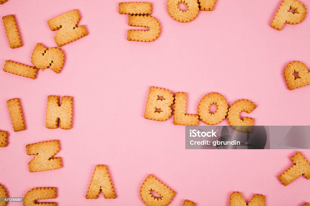 Kreative cookies - Lizenzfrei Alphabet Stock-Foto