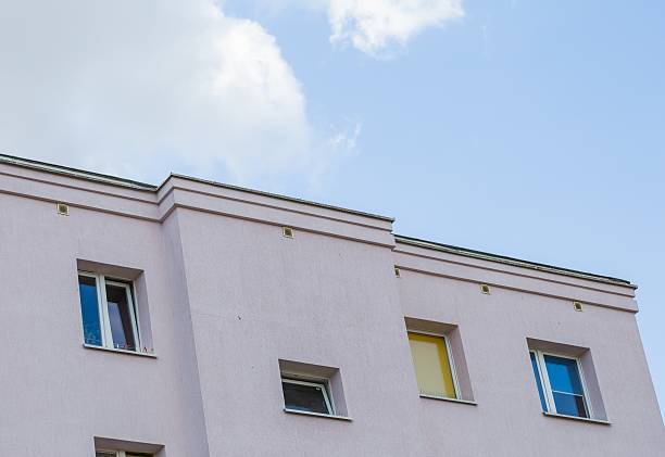 istock Block of flats building close up 471210126