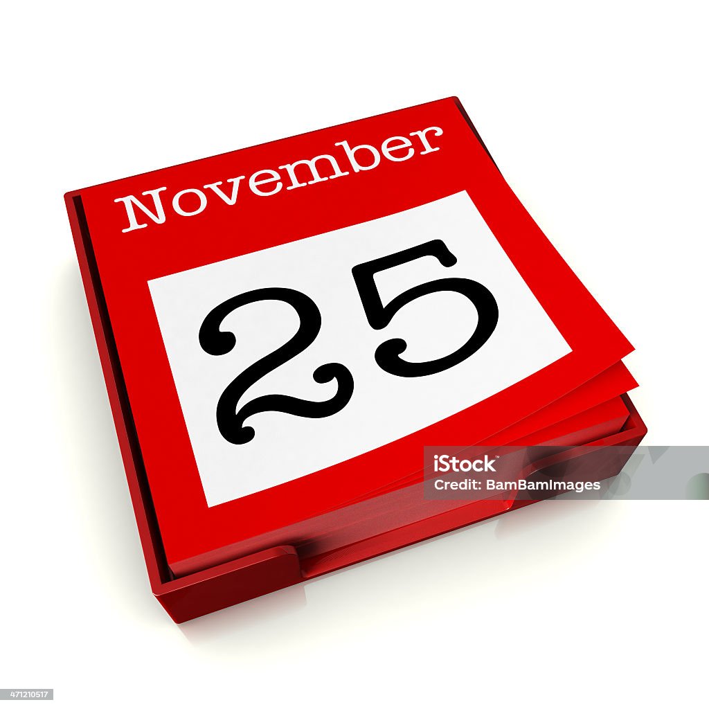 Novembre 25 - Foto stock royalty-free di Novembre