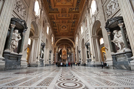 Inside Basilica of St. John Lateran
