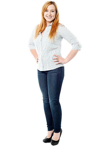 istock Casual woman posing in style 471212194