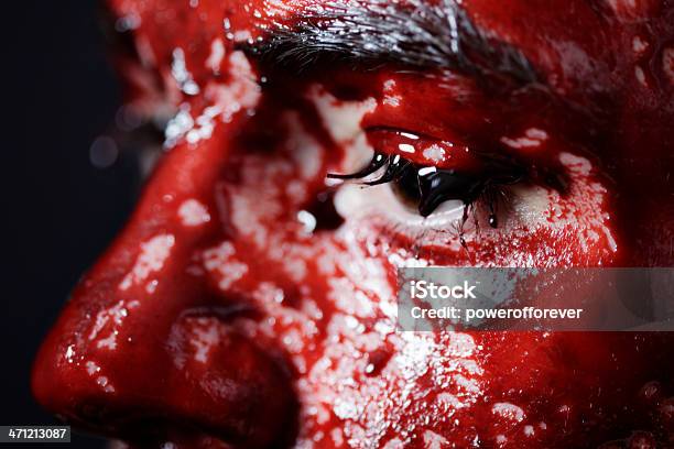 Krwi Przemoczony - zdjęcia stockowe i więcej obrazów Ciemny - Ciemny, Czarne tło, Czerwony