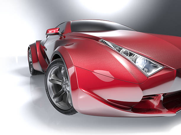 istock Red sports car 471214153