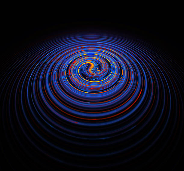 Colorful swirl stock photo