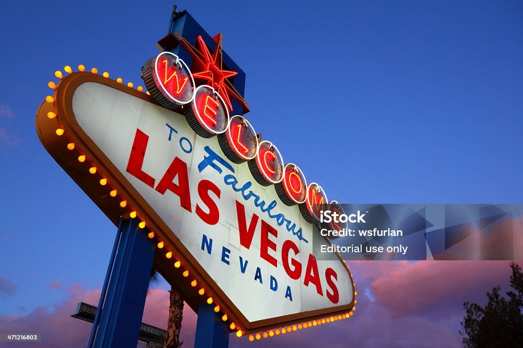 Fabuleux signe de Las Vegas - Photo de Style rétro libre de droits