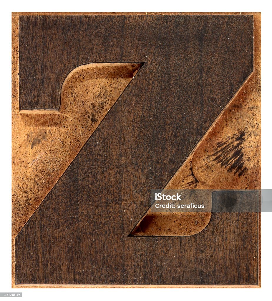 Letra "z" - Foto de stock de Anticuado libre de derechos