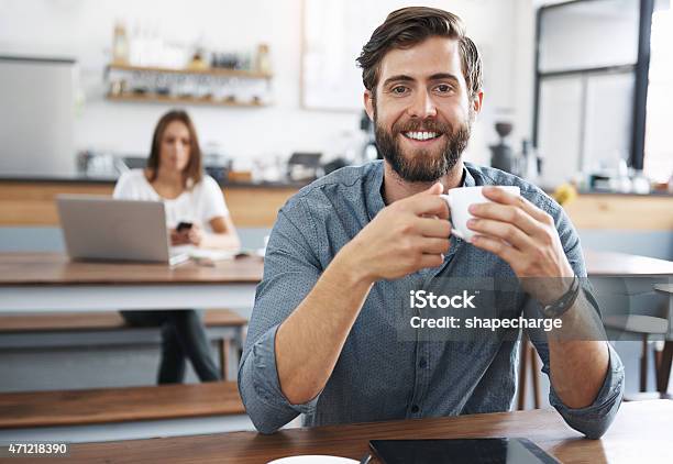 Having A Great Start To The Day Stock Photo - Download Image Now - 20-29 Years, 2015, Adult