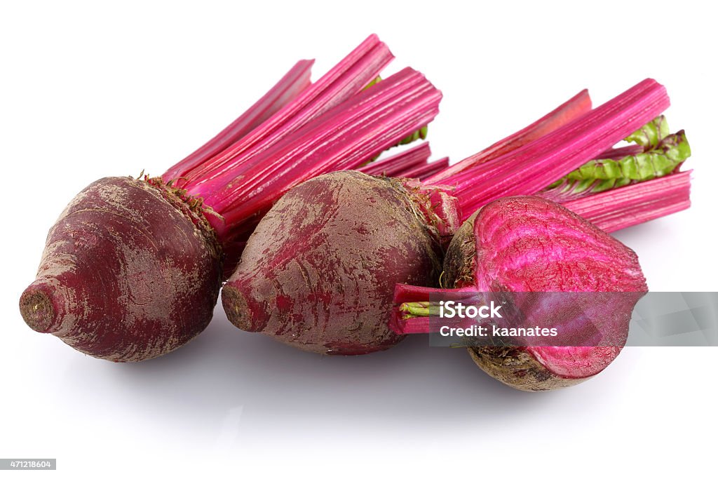 Beetroot Fresh beetroot with isolated on white. 2015 Stock Photo