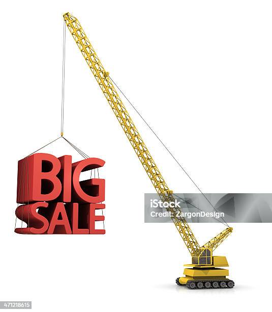 Big Sale Stock Photo - Download Image Now - Business, Business Finance and Industry, Crane - Machinery