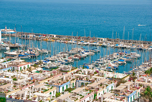 Marina e harbour resort in Tropici - foto stock