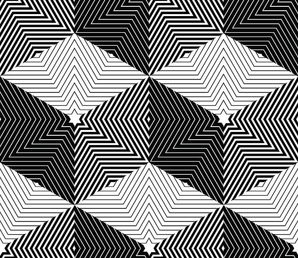 Art Pattern 3d Example 1,200+ Monochrome Illusive Abstract Geometric 3d Seamless Pattern Stock ...