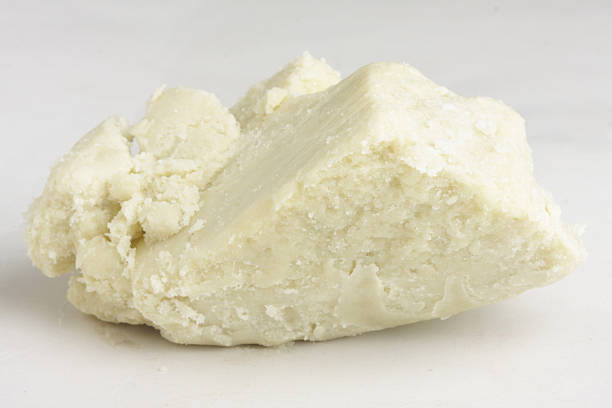 Shea butter is a slightly yellowish or ivory colored natural fat extracted from the seed of the African shea tree by crushing and boiling. It is widely used in cosmetics as a moisturizer and salve. Shea butter is edible and may be used in food preparation, or sometimes in the chocolate industry as a substitute for cocoa butter.