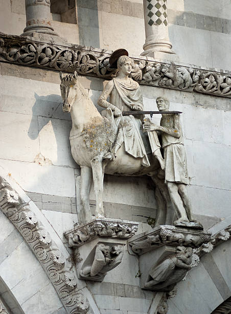 istock Statue of St. Martin from Cathedral in Lucca 471224437