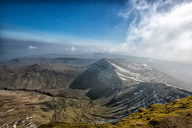 istock Mountain landscape with some snow on peaks  and clouds 471226334