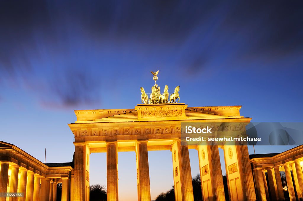 Brandenburg Gate in Berlin - Lizenzfrei Alt Stock-Foto