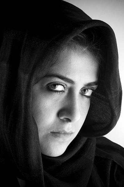istock Muslim woman with headscarf 471227619