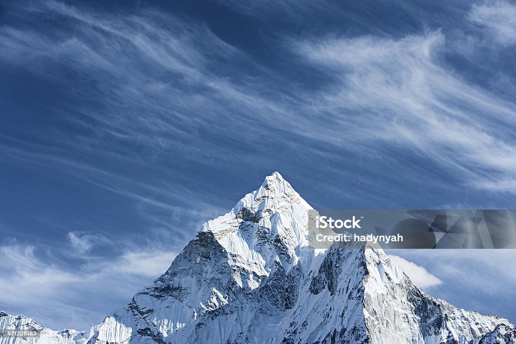 Ama Dablam-himalaia gama - Foto de stock de Ama Dablam royalty-free