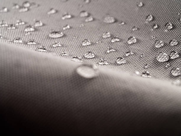 istock waterproof textile clothing, focus background 471228531