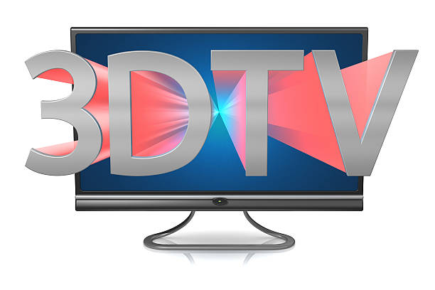 3 d tv - 3dtv imagens e fotografias de stock