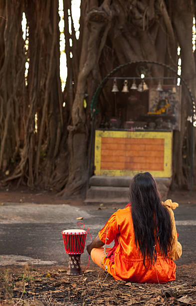 crazy sadhu in indien - bollywood prayer position indian culture indian ethnicity stock-fotos und bilder