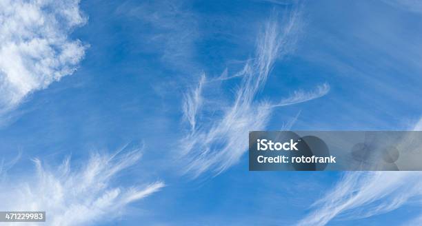 Foto de Cirrus Cloudscape Tamanho De Imagem Xxxl e mais fotos de stock de Abstrato - Abstrato, Azul, Cena de tranquilidade
