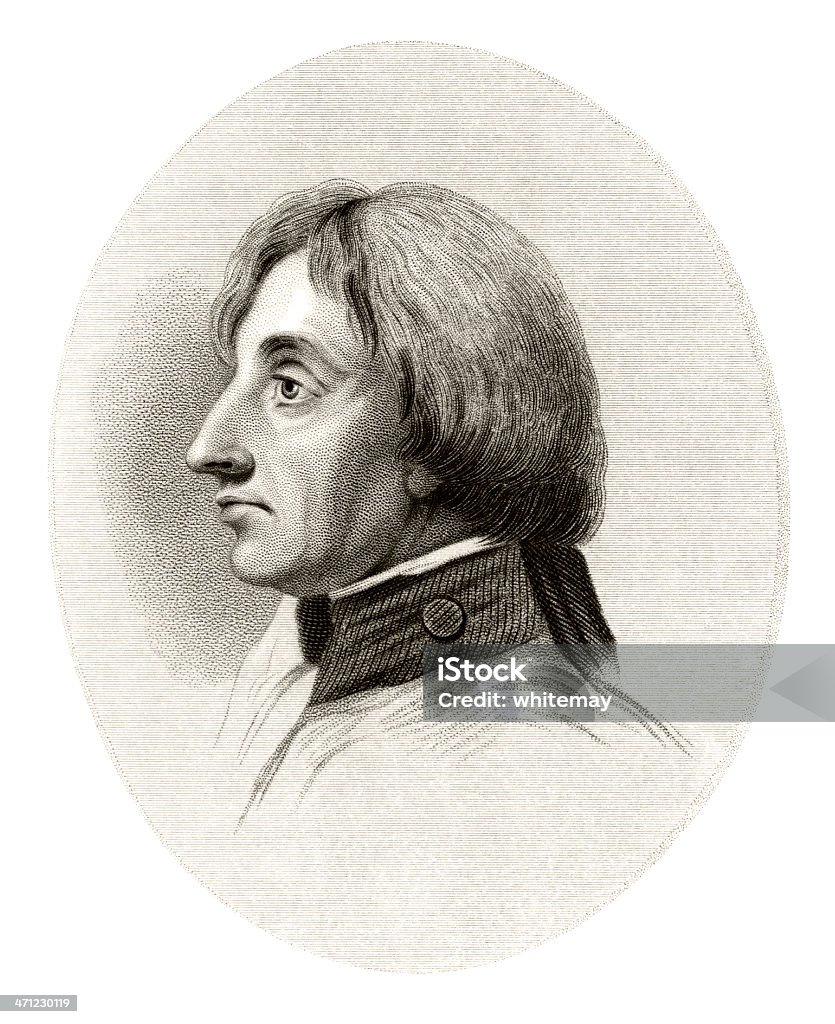 Horatio Nelson (1859 incisione - Illustrazione stock royalty-free di 1850-1859