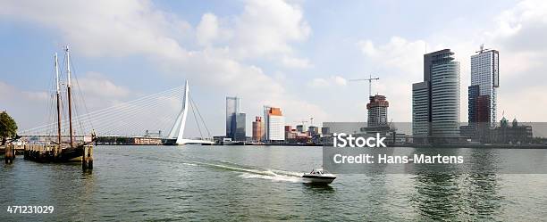 Panoramablick Blick Auf Die Maas Und Rotterdam Stockfoto und mehr Bilder von Rotterdam - Rotterdam, Stadtansicht, Erasmusbrücke