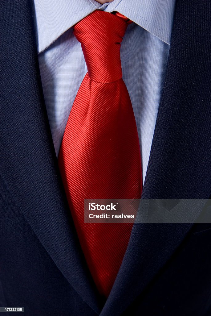Primo piano di una cravatta. Bassa profondità di campo - Foto stock royalty-free di Abbigliamento