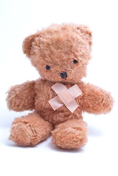 istock Teddy Bear with Injured Heart 471232407