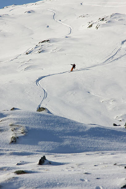 istock Back country skier on a sunny winter day 471232577