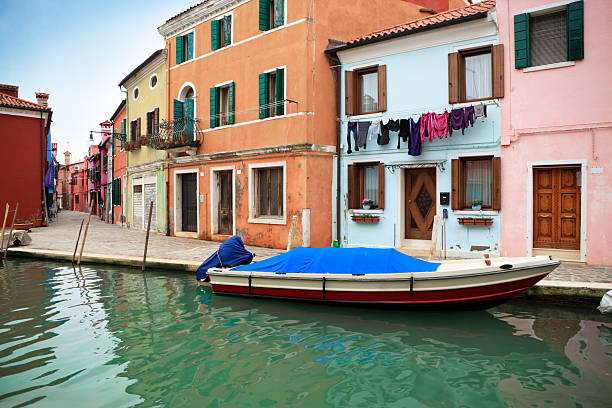 istock Burano canal scene, Veneto Italy 471233853