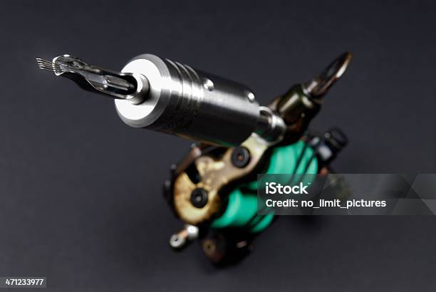 Tattoo Machine Stock Photo - Download Image Now - At The Edge Of, Black  Color, Business Finance and Industry - iStock