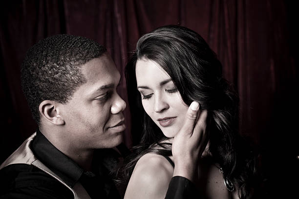 istock Girl and guy in night club performance. 471234645