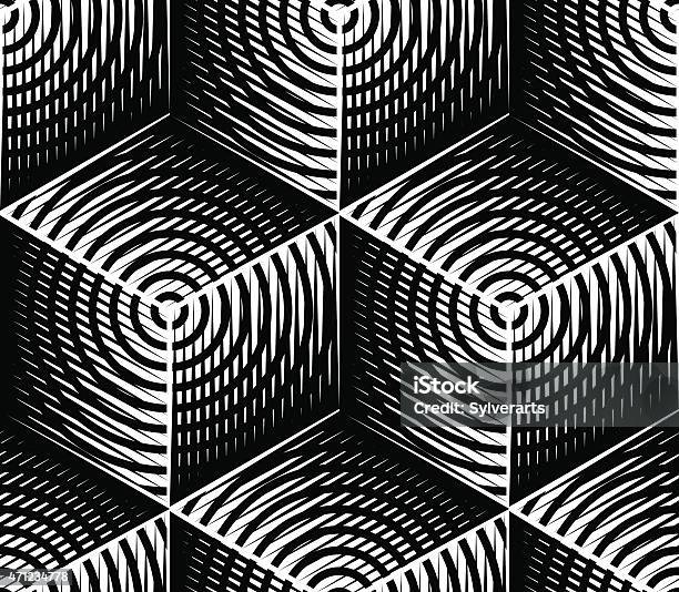 Contemporary Abstract Vector Endless Background Threedimension Stock Illustration - Download Image Now
