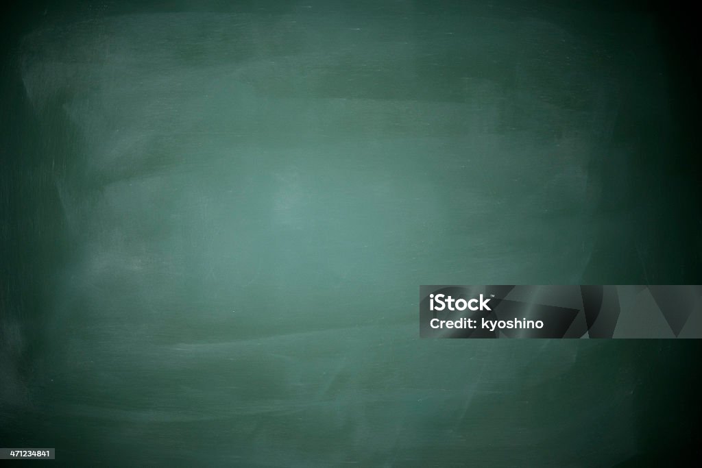 Blank blackboard texture background Close-up of a blank blackboard texture background. Chalkboard - Visual Aid Stock Photo