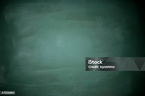 Blank Blackboard Texture Background Stock Photo - Download Image Now - Chalkboard - Visual Aid, Backgrounds, Back to School