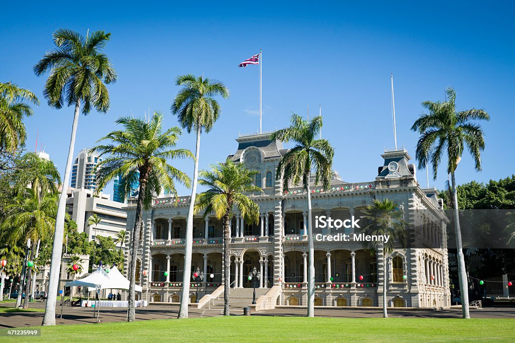 Palais Iolani d'Honolulu, à Hawaii - Photo de Iolani Palace libre de droits