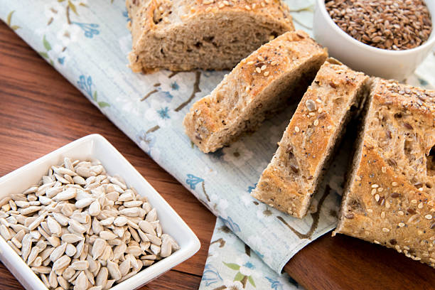 istock fresh baked loaf of whole grains bread 471236120