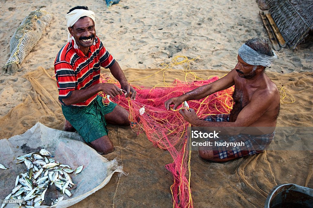 Indian los pescadores - Foto de stock de Pescador libre de derechos