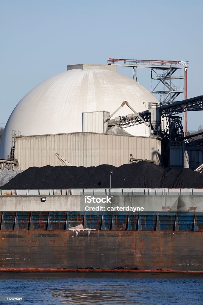 Concreto fábrica de cimento ou heavy industry fabricação - Foto de stock de Céu - Fenômeno natural royalty-free