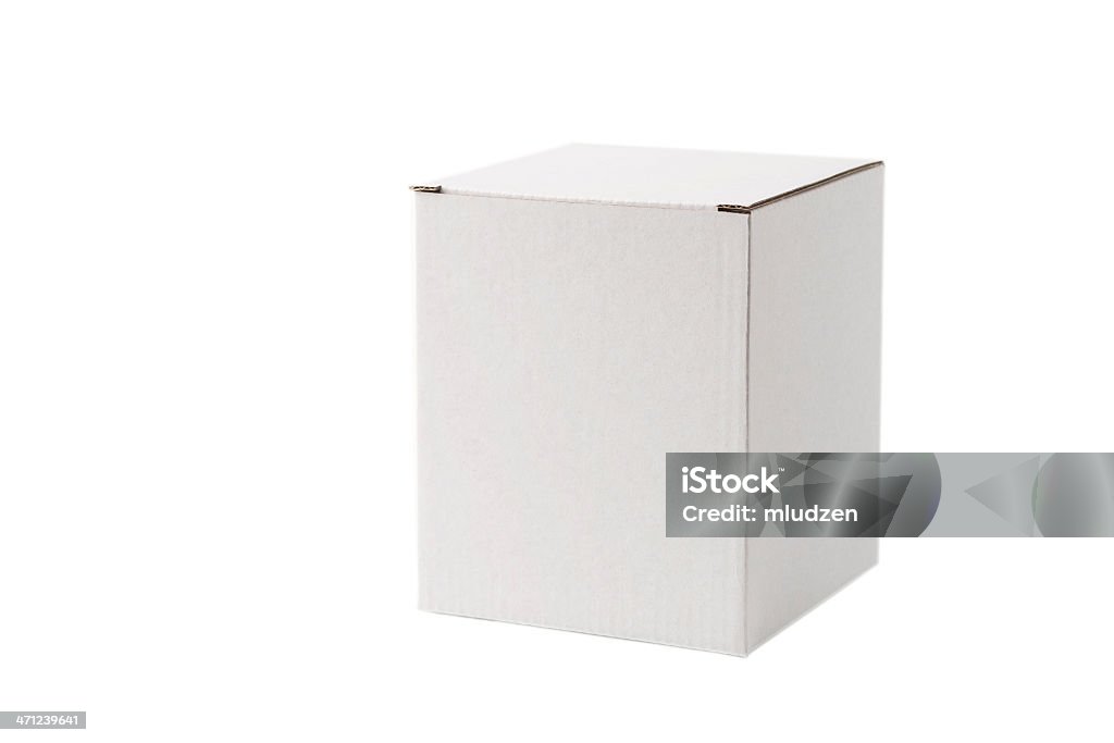 Clos blanc Boîte en carton - Photo de Affaires Finance et Industrie libre de droits