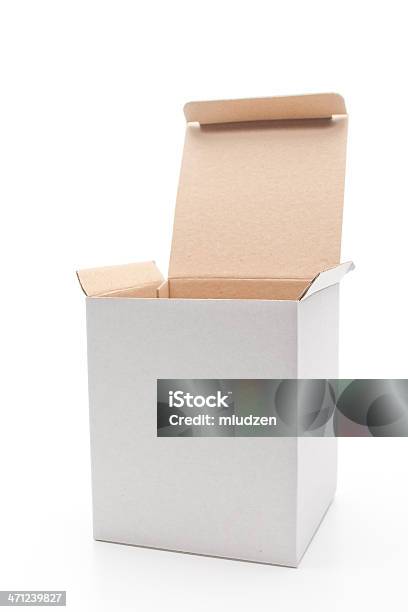 Leere Weiße Pappkarton Stockfoto und mehr Bilder von Behälter - Behälter, Einzelhandel - Konsum, Fotografie