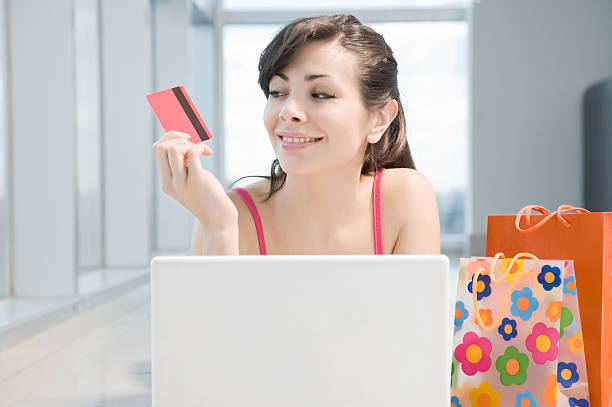 istock Woman Shopping Online 471240475