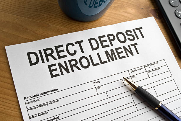 istock Direct Deposit Enrollment Form 471240555